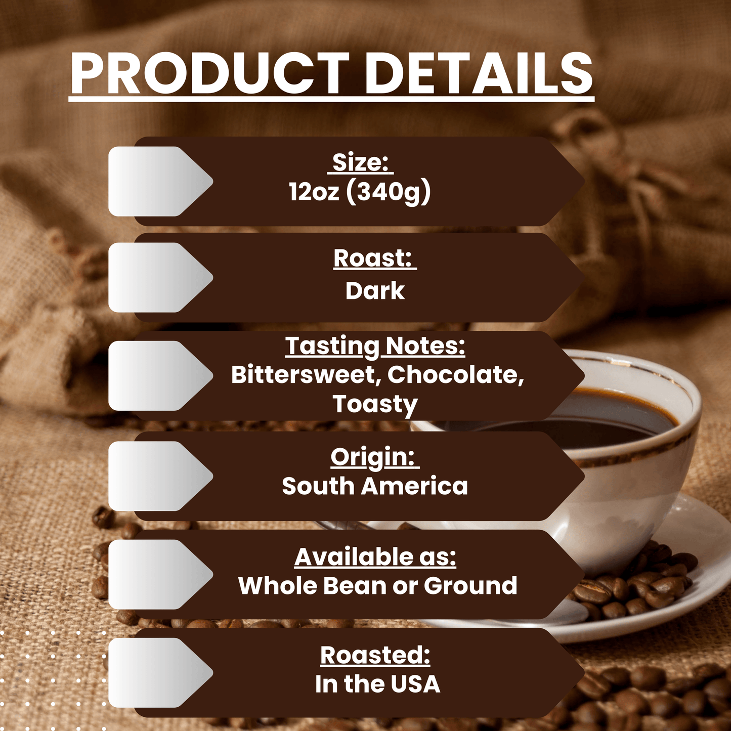 "Root to Success" Premium Coffee - 12oz