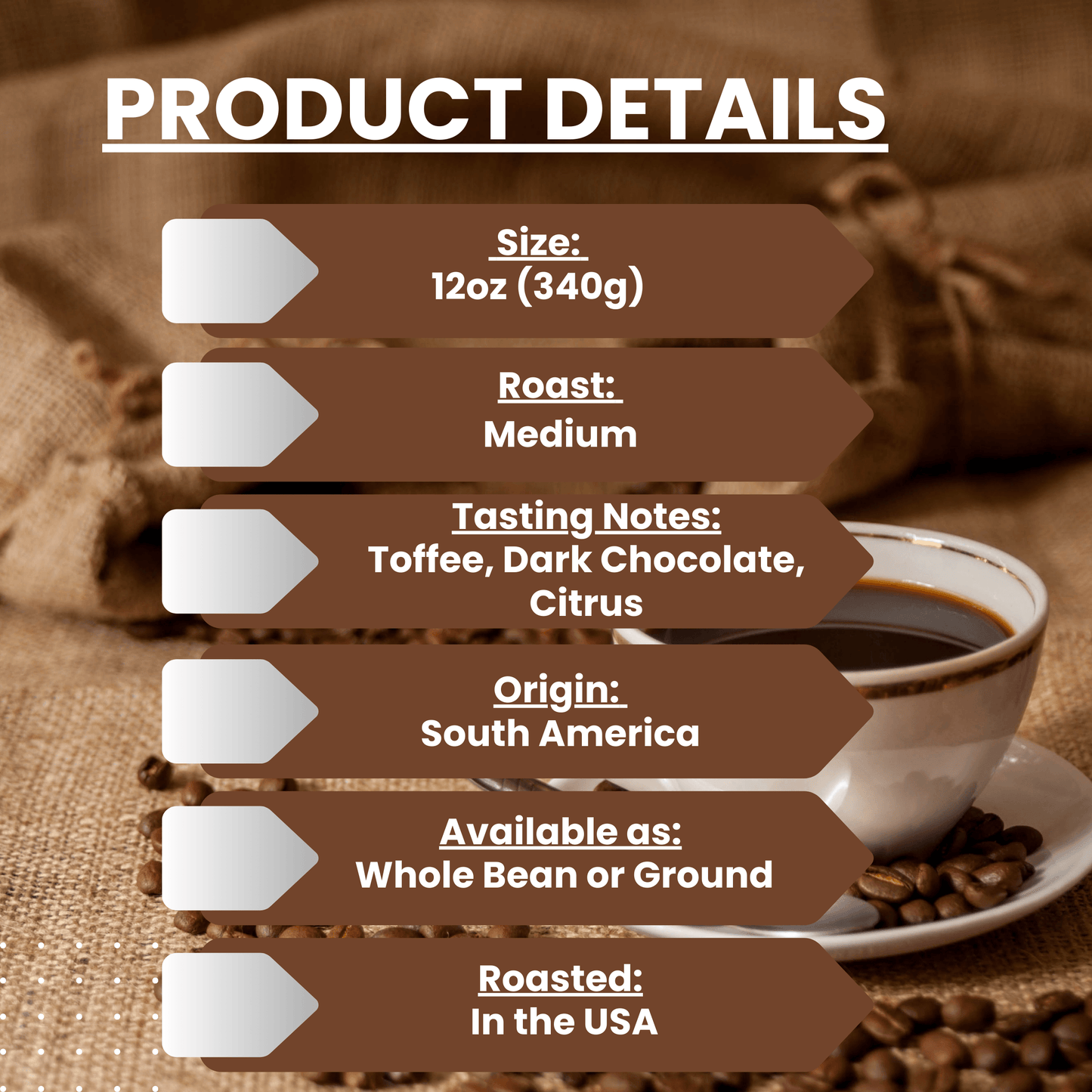 "Procrastination Buster" Premium Coffee - 12oz