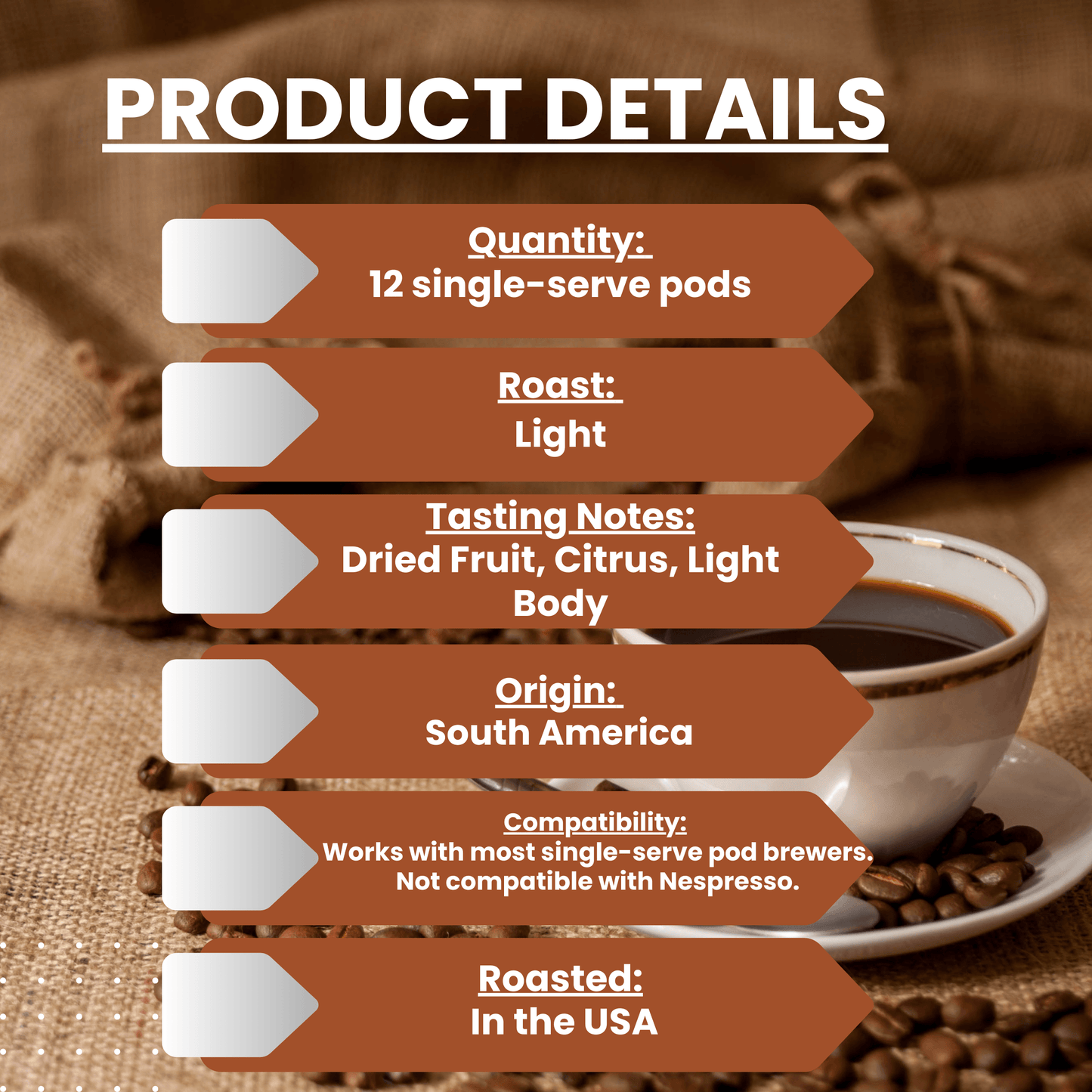 "Brain Burst Blend" - Coffee Pods - 12ct