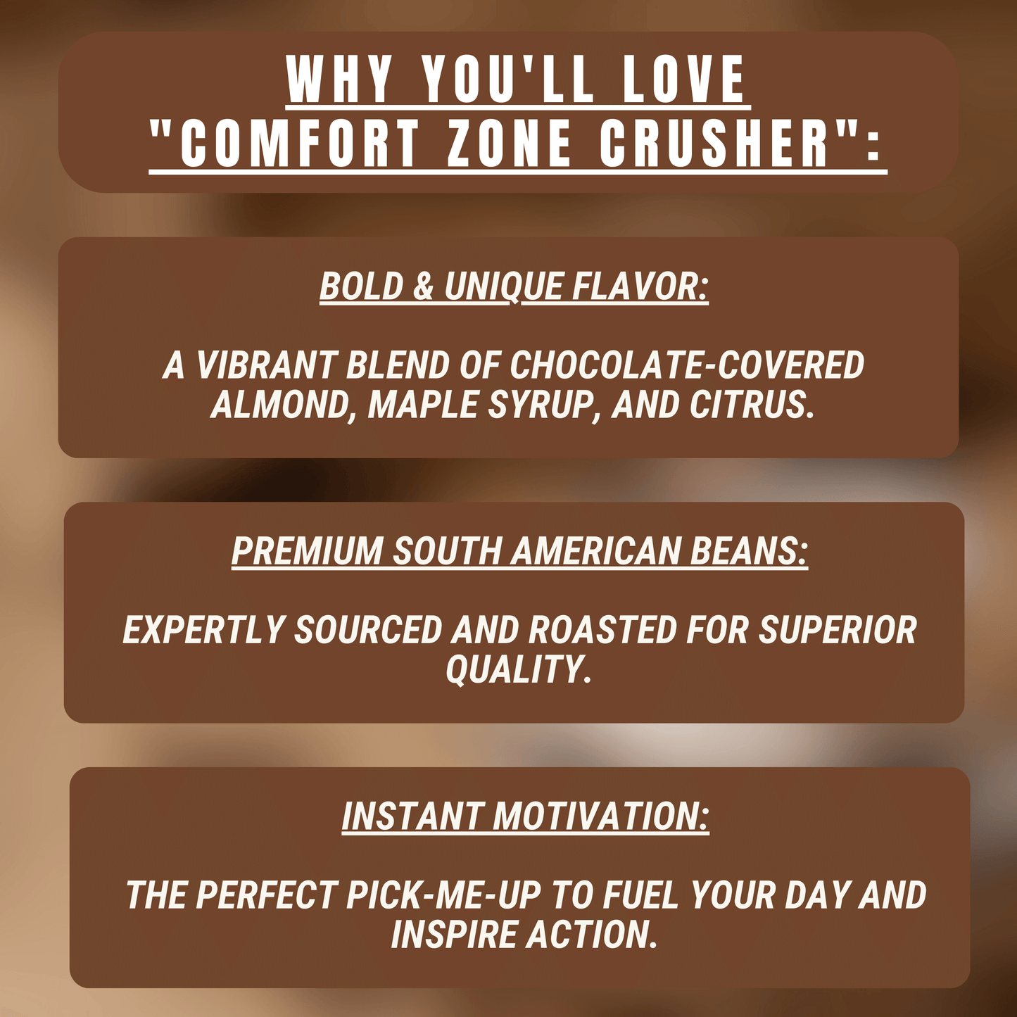 "Comfort Zone Crusher" Coffee Pods - 12ct