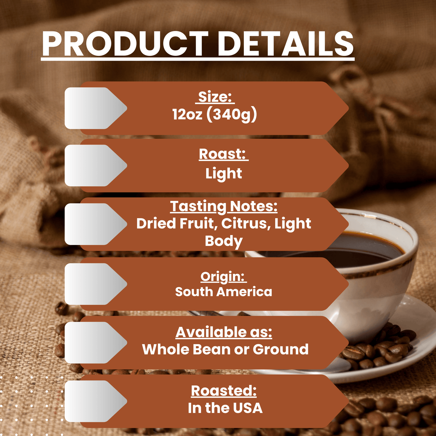 "Brain Burst Blend" Premium Coffee - 12oz