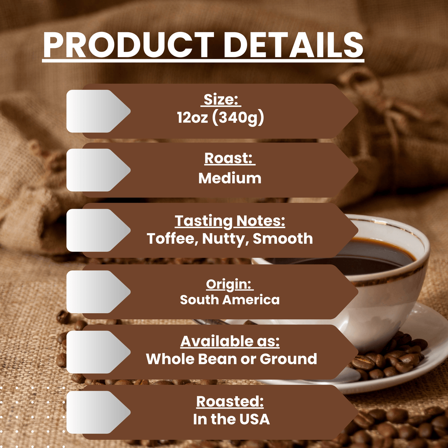 "Smooth Operator" Premium Coffee - 12oz