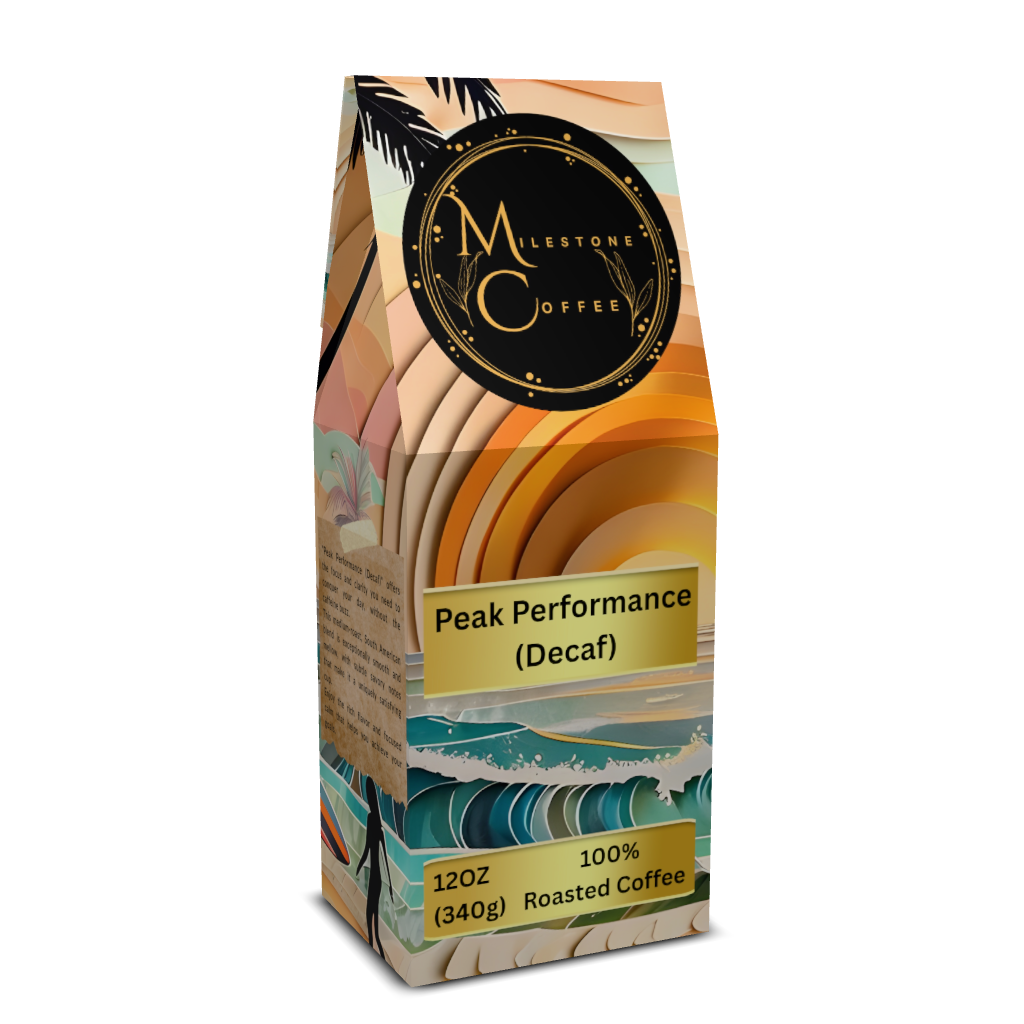 "Peak Performance (Decaf)" Premium Coffee - 12oz