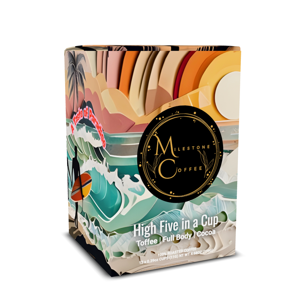 "High Five in a Cup" Pods - Coffee Pods - 12ct