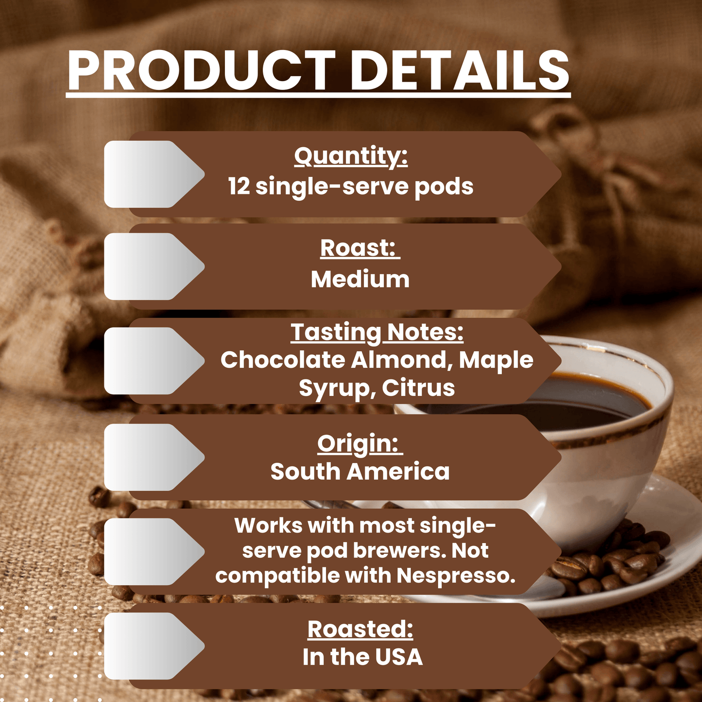 "Comfort Zone Crusher" Coffee Pods - 12ct