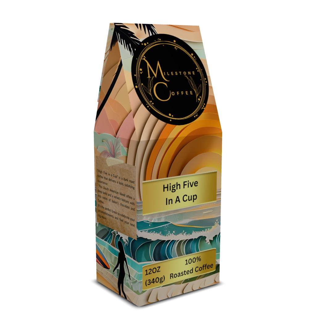 "High Five in a Cup" Premium Coffee - 12oz