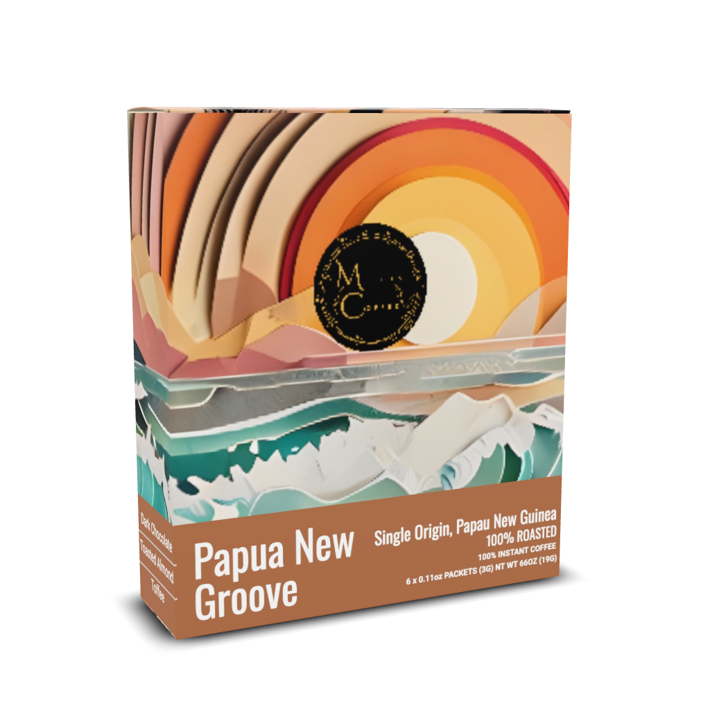 "Papua New Groove" Instant Coffee - 6pk